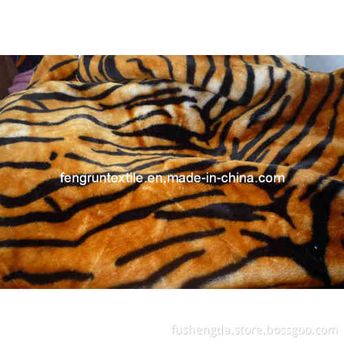 Plush Fur Tiger Design